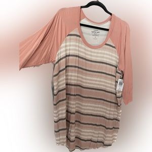 Torrid 3/4 Sleeve Super Soft Baseball Tee